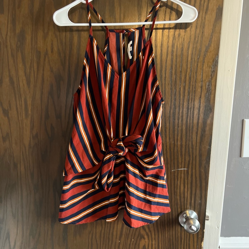 Striped tank top, M